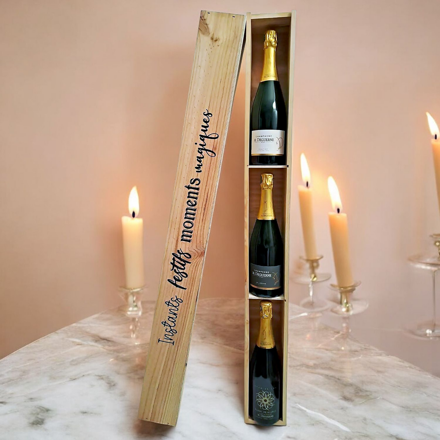 Champagne au mètre : la Triple dégustation